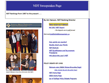 Tablet Screenshot of ndtrankings.org